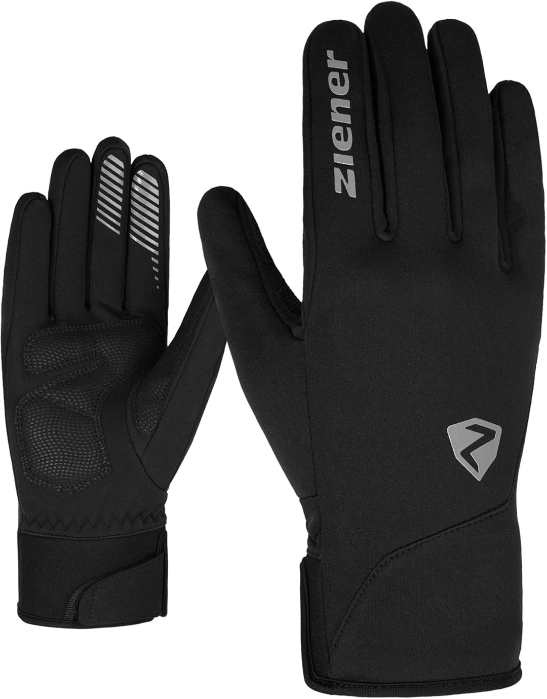 Ziener SMU 20-Bike 234 Fahrradhandschuhe, Winter | Soft-Shell, gepolstert, atmungsaktiv 9.5 Schwarz,