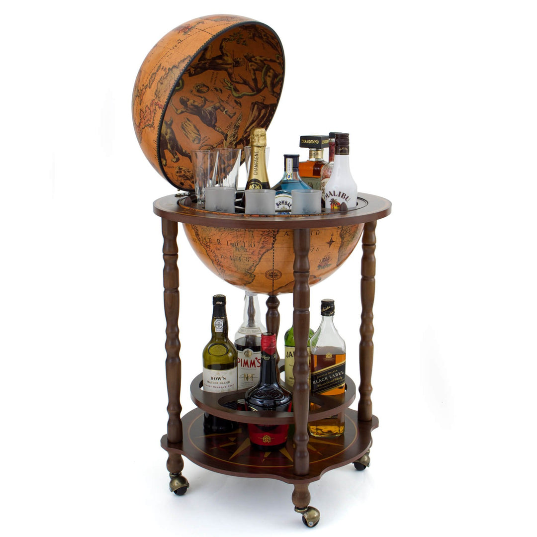 Zoffoli Classica Art 40 Globus Bar "Hergestellt in Italien" mit Echtheitszertifikat, Diele