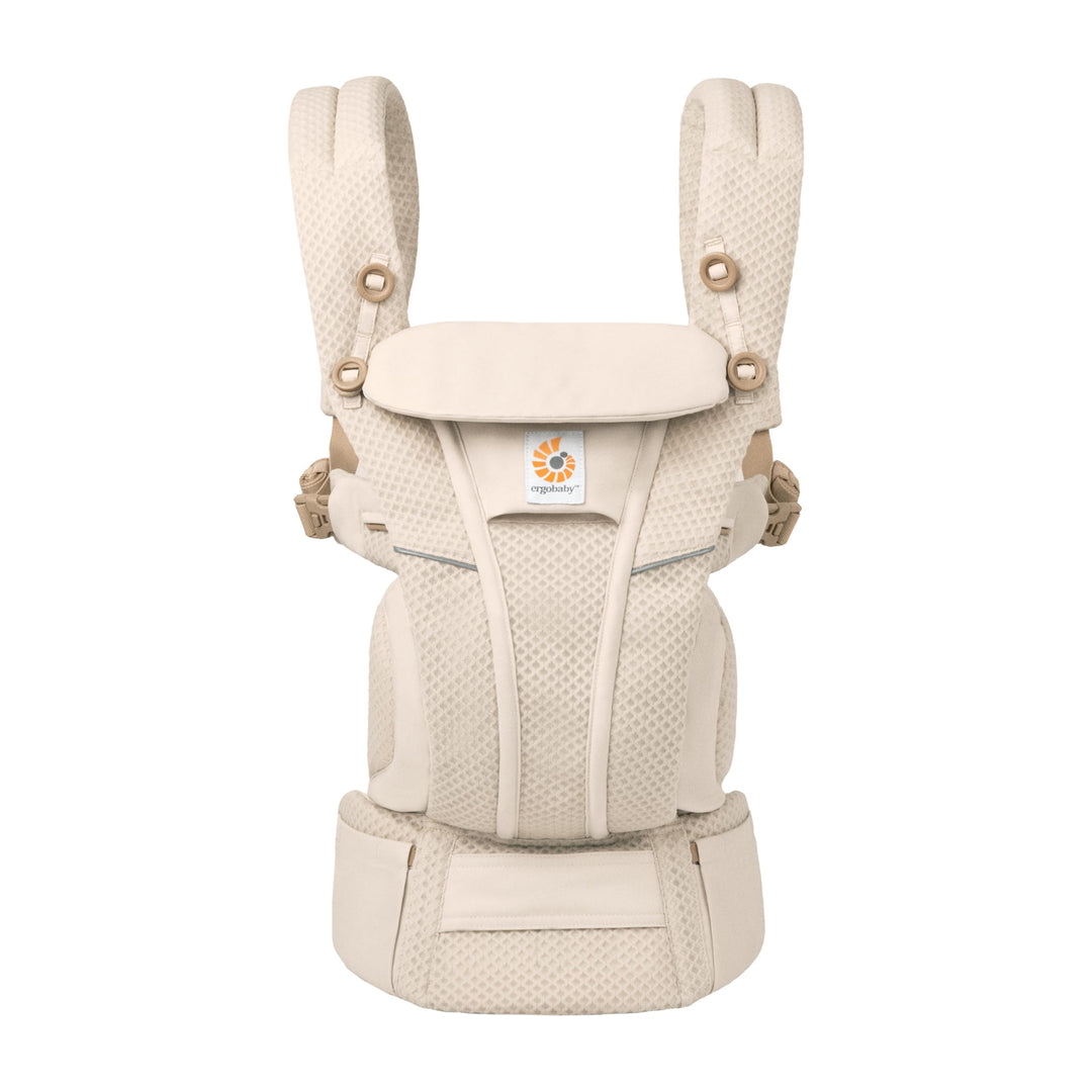 Ergobaby Omni Breeze Babytrage für Neugeborene ab Geburt bis 20kg, 4 Positionen SoftFlex Mesh Ergono