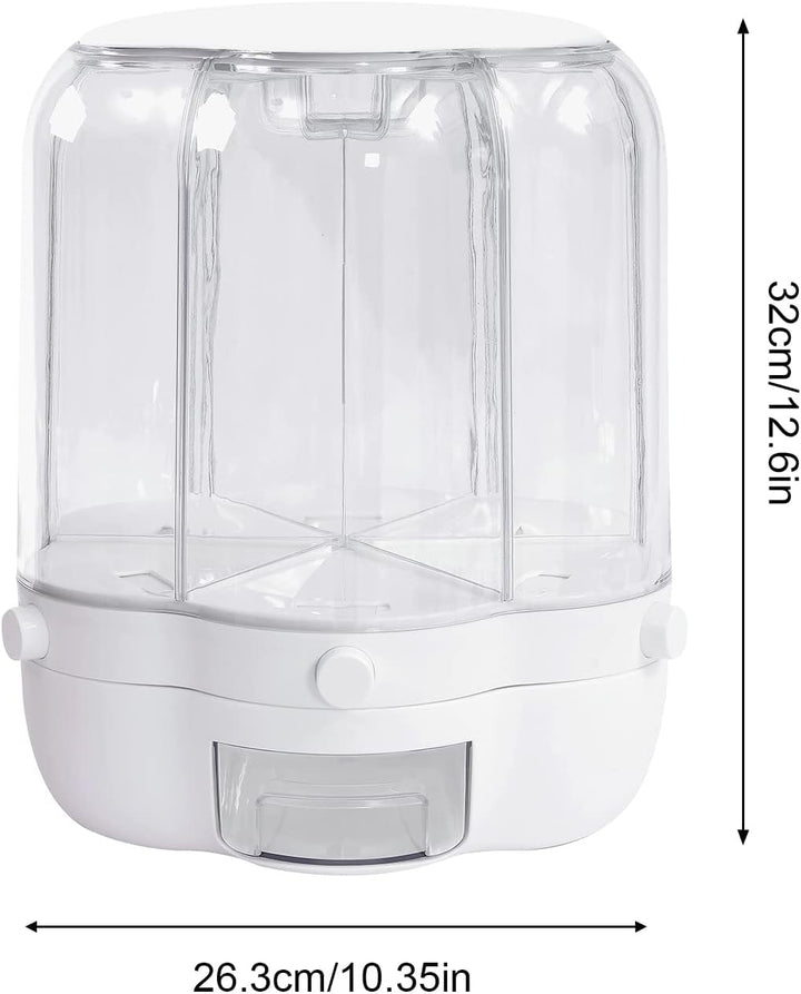 Futchoy Müslispender Cerealienspender Cornflakes Spender 6 in 1, Cereal Getreide Dispenser Lebensmit