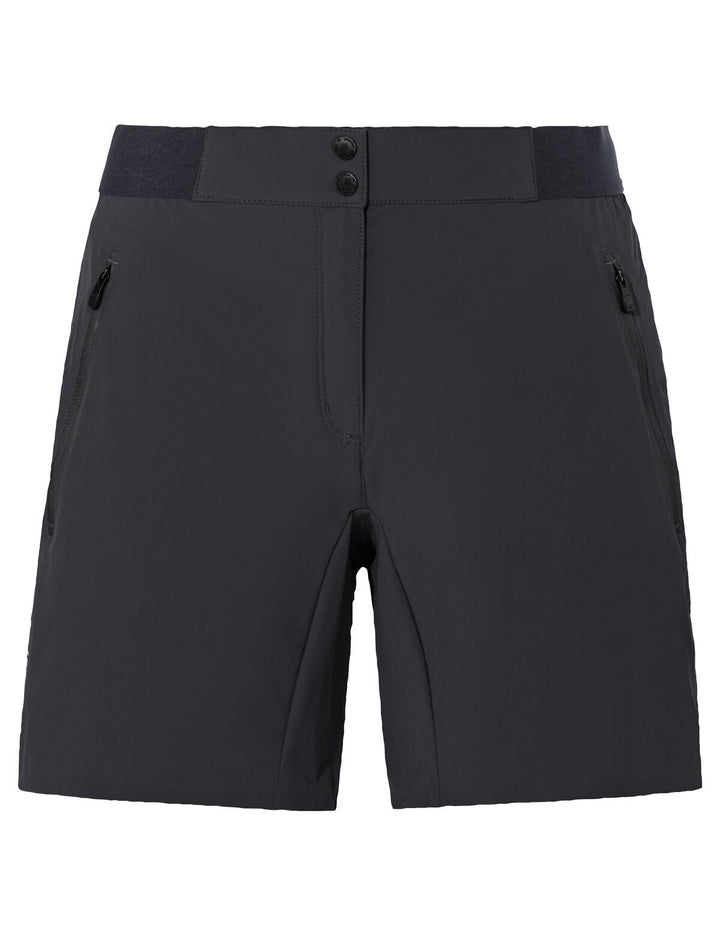 VAUDE Women's Scopi LW Shorts II, leichte Shorts, Passform: Slim fit 34 Slim Black/Black, 34 Slim Bl