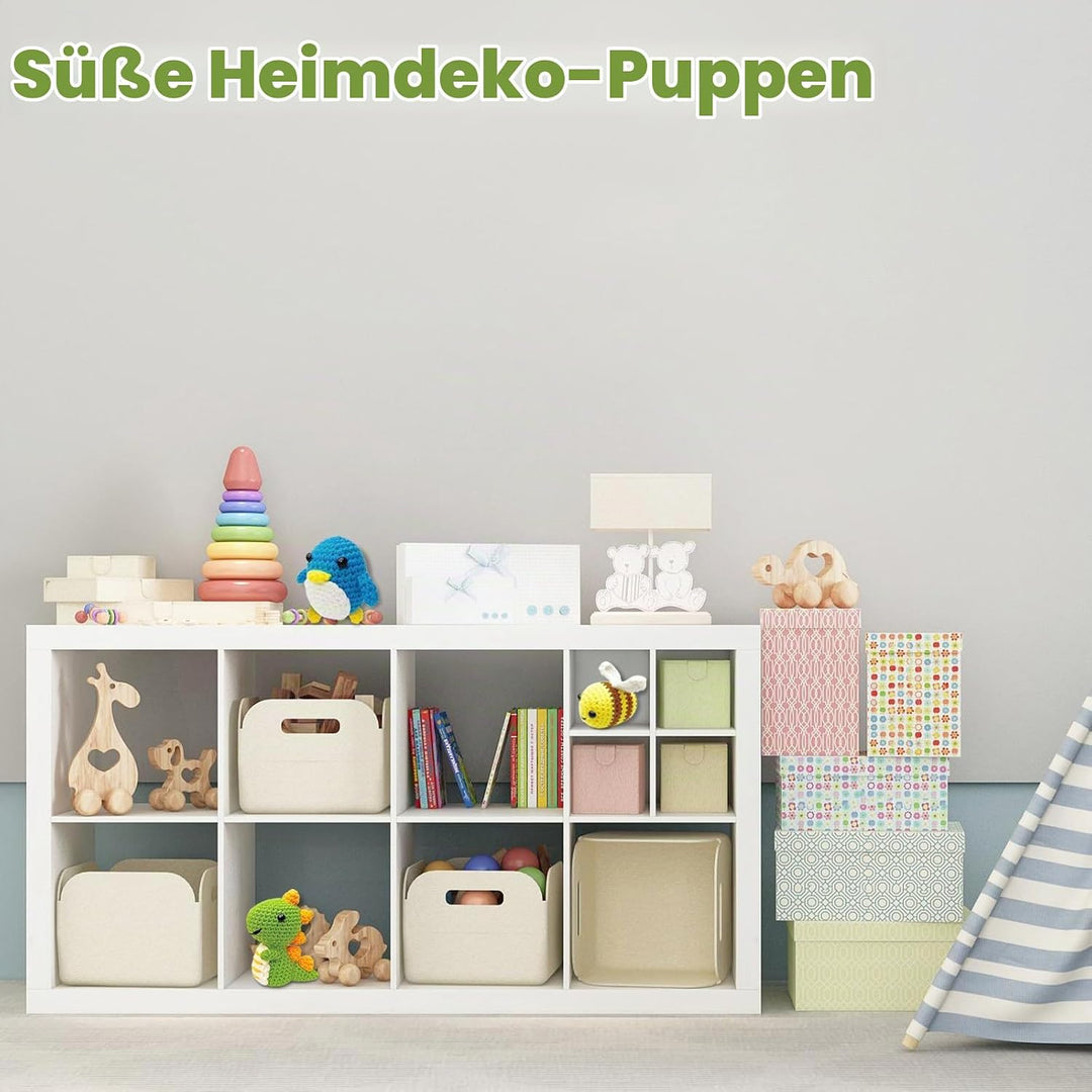 Ruikdly Heckel Set,Häkeln Für Anfänger Häkelset Tiere,Crochet Set,Häkelset Für Anfänger Tiere Schrit