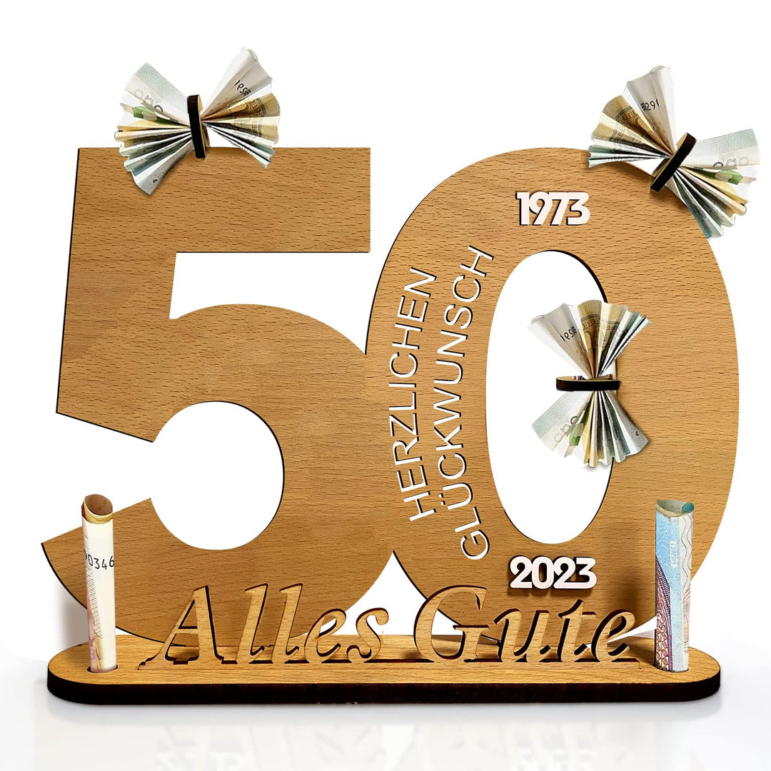 Holzschild Gästebuch Geburtstag Holz - 2023 Geburtstag Jubiläum für Jahre Mann Frau Holz Schild Gäst