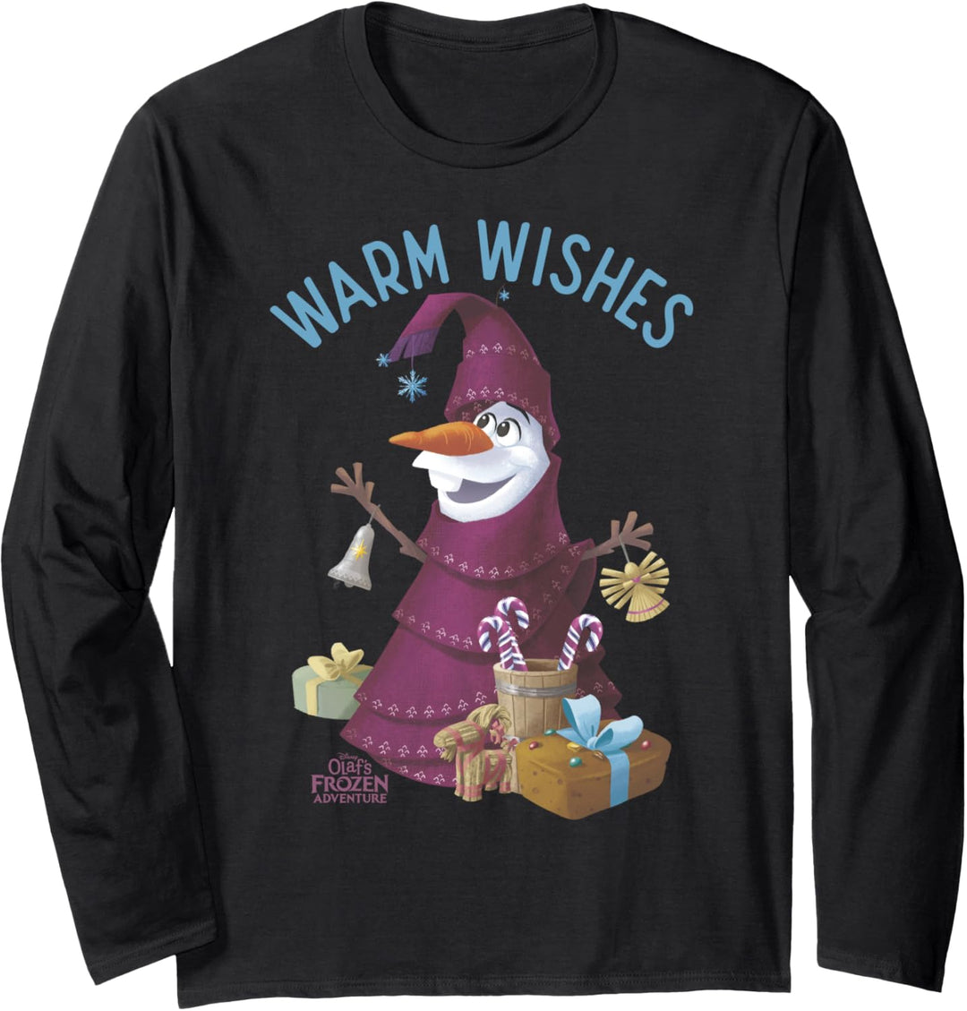 Disney Frozen Weihnachten Olaf Warm Wishes Holiday Portrait Langarmshirt