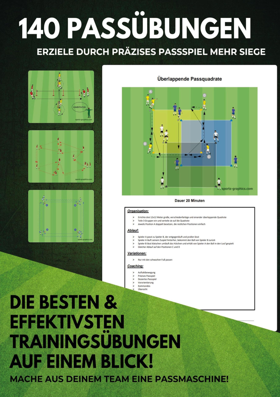 140 Passübungen - Für dein perfektes Fussballtraining, Taschenbuch