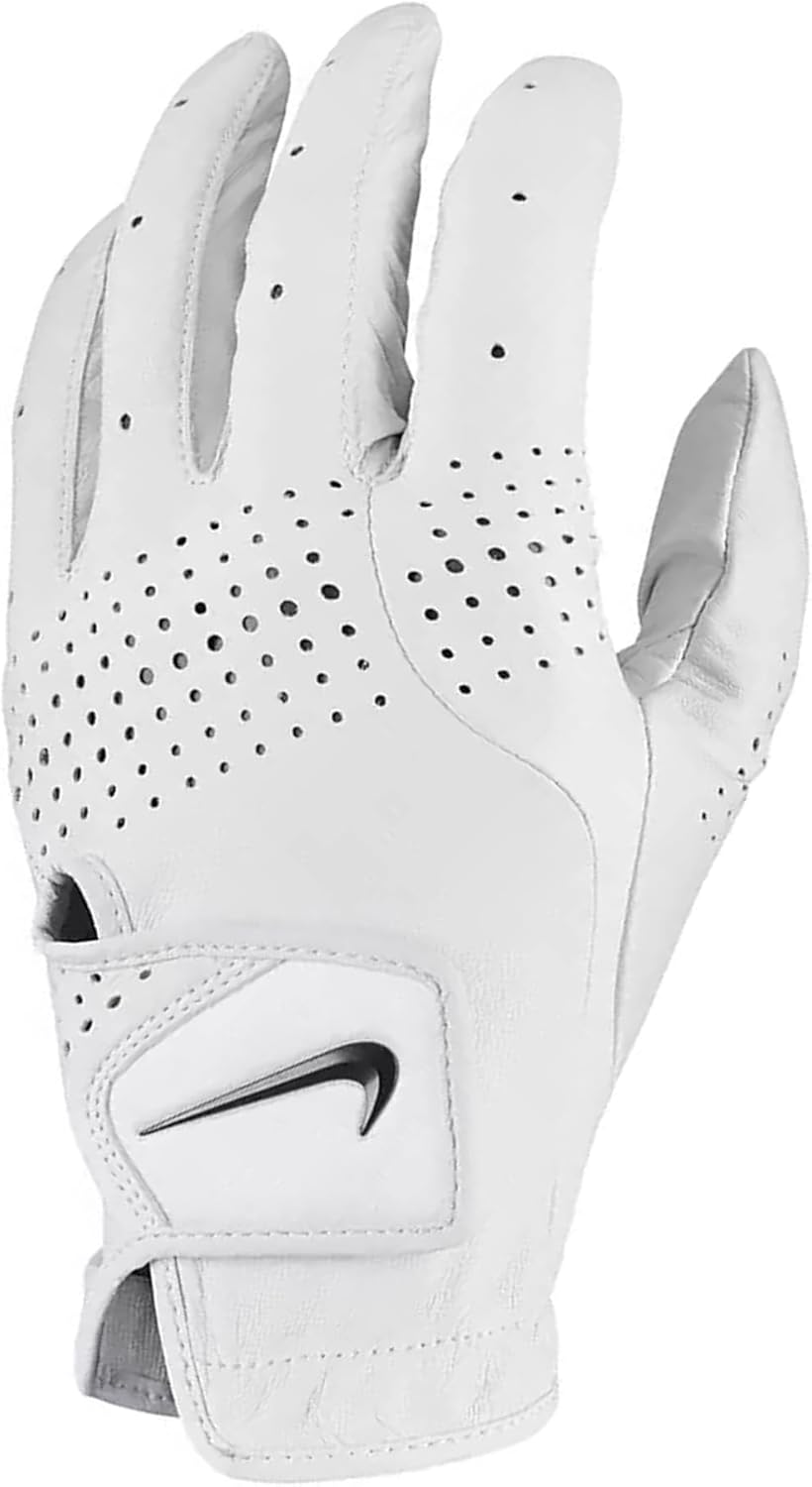 Nike Unisex – Erwachsene Tour Classic III REG LH GG Handschuhe M Pearl White/Pearl White/Black, M Pe