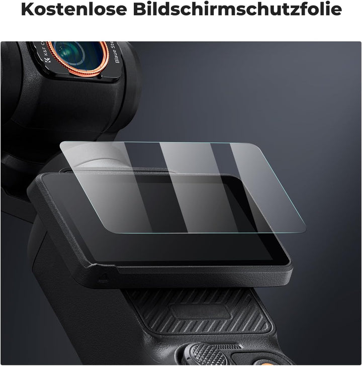 K&F Concept OSMO Pocket 3 Blue Streak Filter Magnetisch Kompatibel mit DJI OSMO Pocket 3 (Aluminiumr