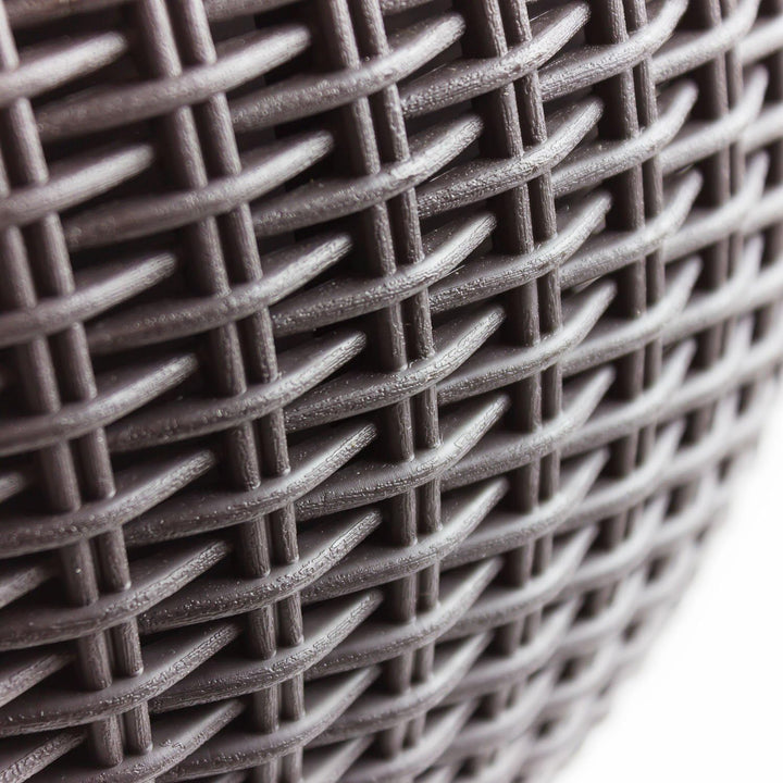 Keter Blumentopf Hanging Sphere mit Hängekette Pflanzampel Hängeampel Hängetopf Deko Strickdesign au