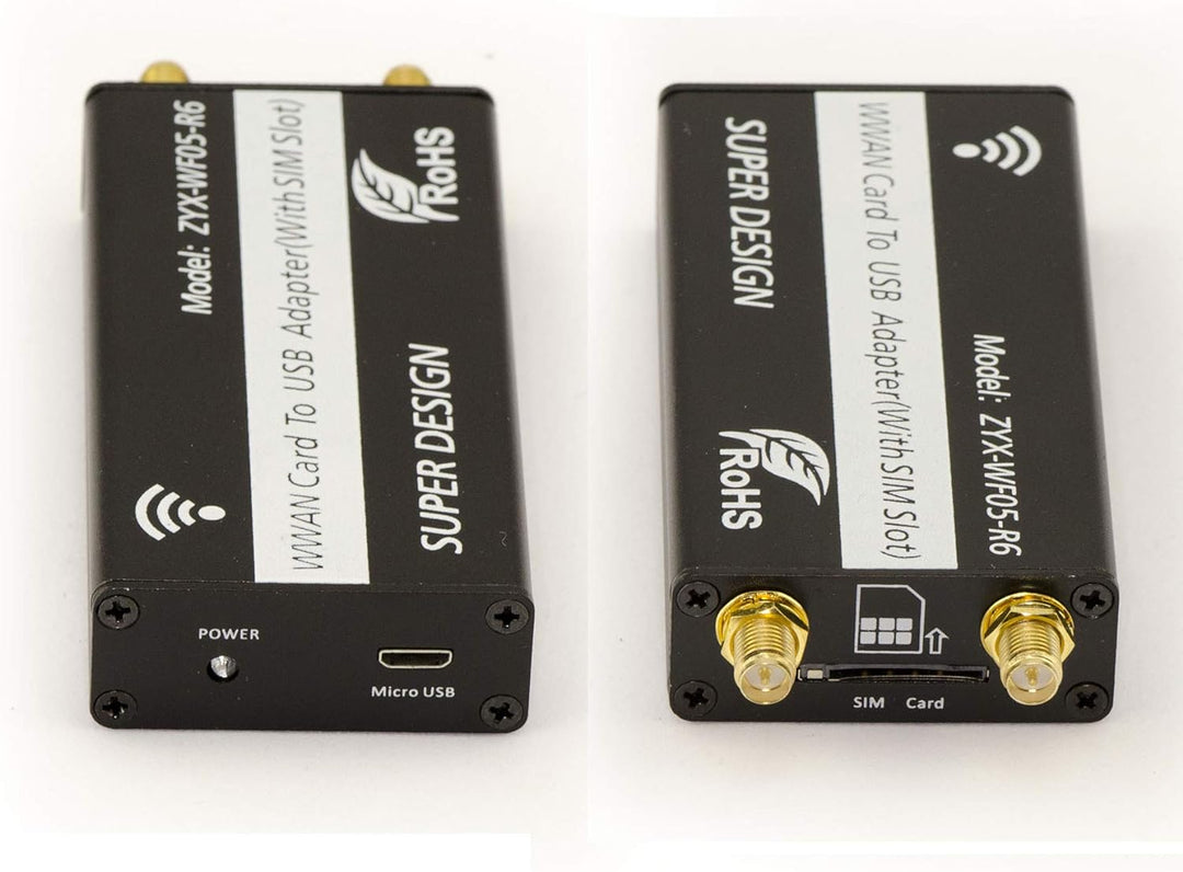 KALEA-INFORMATIQUE USB-Adapter für M.2 WWAN LTE-Karte (M2 Socket 2 SSIC-Base WWAN), mit SIM-Kartenst