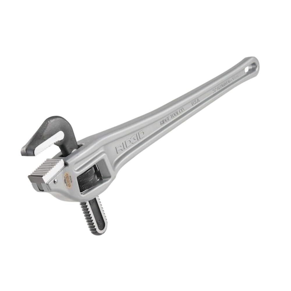 RIDGID 31120 Modell 14 Gekröpfte Rohrzange aus Aluminium, 14" Sanitär-Schraubenschlüssel 14 inch, 14