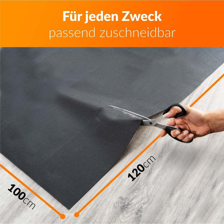 Upgrade4cars wasserdichte Antirutschmatte Universal 120x100cm zuschneidbar rutschfeste Kofferraum Sc
