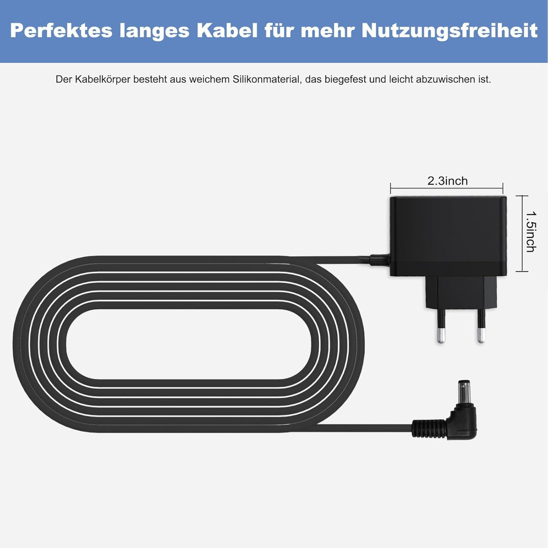 27V Ladegerät Kompatibel mit Levoit LVAC 200 Max/LVAC 300 Max Akku Staubsauger Ladekabel für Levoit