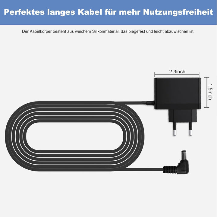27V Ladegerät Kompatibel mit Levoit LVAC 200 Max/LVAC 300 Max Akku Staubsauger Ladekabel für Levoit