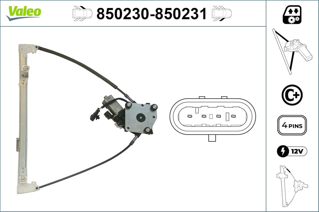 Valeo Fensterheber 850230