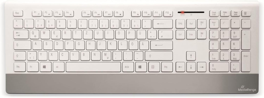 MediaRange kabelloses Funk-Tastatur und 5 Tasten Funk-Maus Set Highline Serie, deutsches QWERTZ Layo