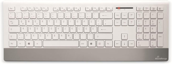 MediaRange kabelloses Funk-Tastatur und 5 Tasten Funk-Maus Set Highline Serie, deutsches QWERTZ Layo