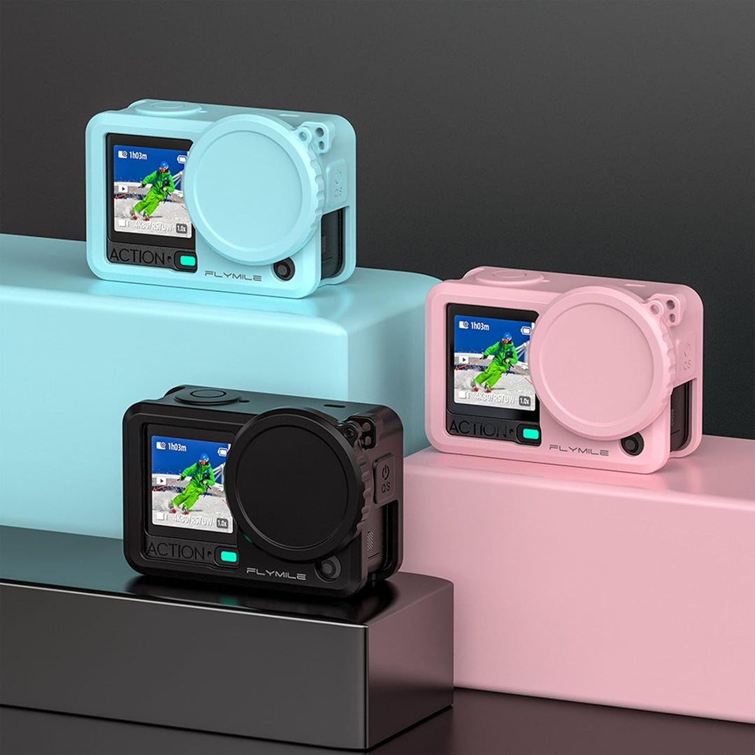Silikonhülle für DJI Osmo Action 6,Kamera Schutzhülle Kameraschutz Objektivdeckel Kamera Abdeckung Z