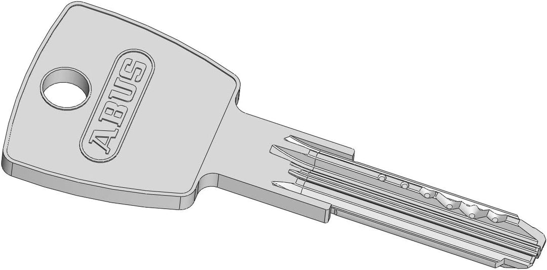 Abus Doppelzylinder D6PSN 40/45mm Bkn, vernickelt 40+45 Vernickeltes Messing, 40+45 Vernickeltes Mes