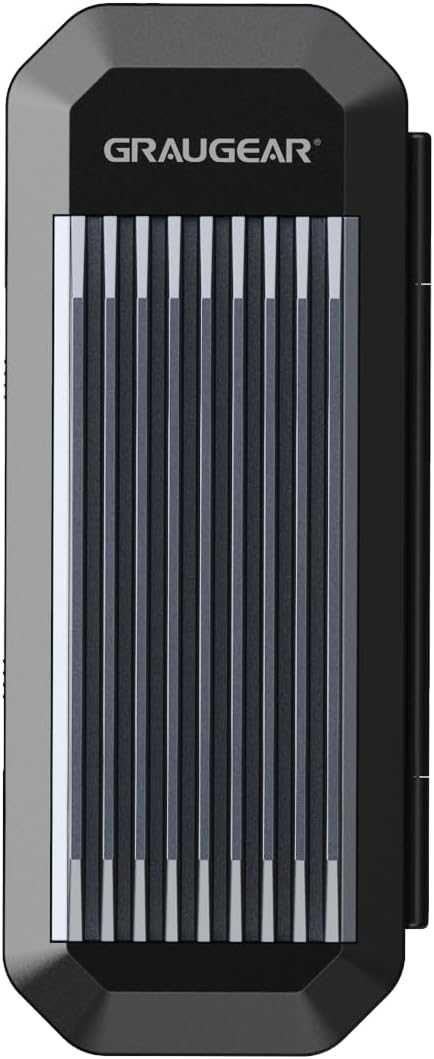 GRAUGEAR | M.2 NVMe & NGFF SSD-Gehäuse | RTL9210B für alle M.2 Länge 2280, 2260, 2242, 2230 | USB 3.
