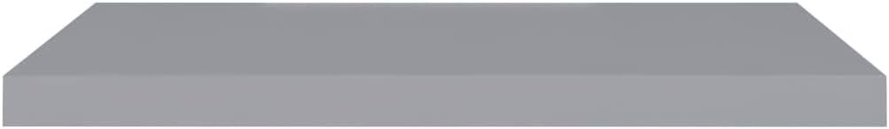 homiuse Schweberegale 4 STK. Grau 80x23,5x3,8 cm MDF Wand KüChenregal Regale FüR WäNde HäNgeregal Wa