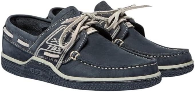 TBS Herren Globek Bootschuhe 39 EU Blau Navy Froment D8p02, 39 EU Blau Navy Froment D8p02