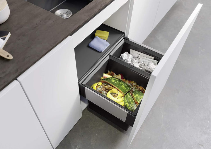 BLANCO SELECT II 60/2 60 cm Unterschrank - Ohne Organisationsschublade 2 Eimer Version