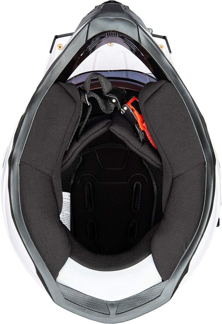 JIEKAI Adventure Helme Motocross Helm Sicherheitsnorm ECE 22.05 Motorradhelme,Roller Ski ATV Helm L