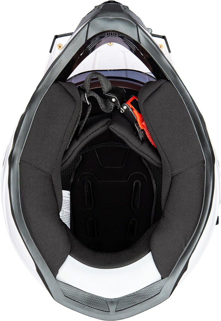 JIEKAI Adventure Helme Motocross Helm Sicherheitsnorm ECE 22.05 Motorradhelme,Roller Ski ATV Helm S