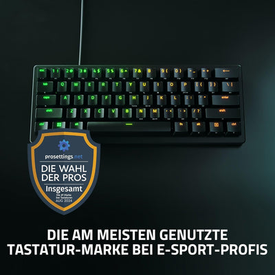 Razer Huntsman V3 Pro Mini - Analoge optische E-Sport-Tastatur im 60% Format Snap Tap & Rapid Trigge