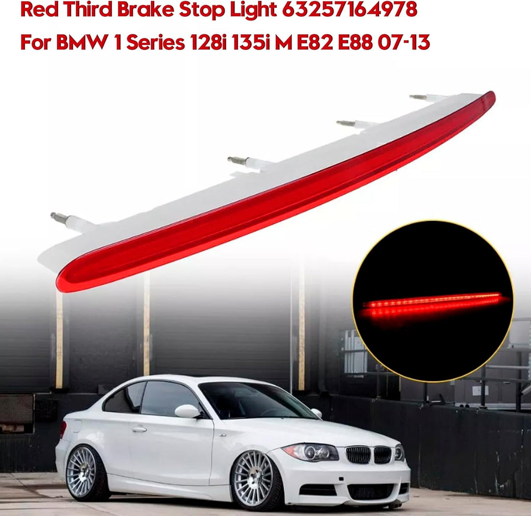 Topteng Red Third Brake Stop Light 63257164978 fit für BMW 1 Series E82 E88 Coupe/Convertible 2007-2