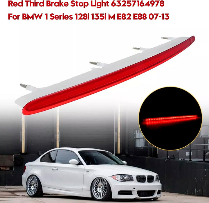 Topteng Red Third Brake Stop Light 63257164978 fit für BMW 1 Series E82 E88 Coupe/Convertible 2007-2
