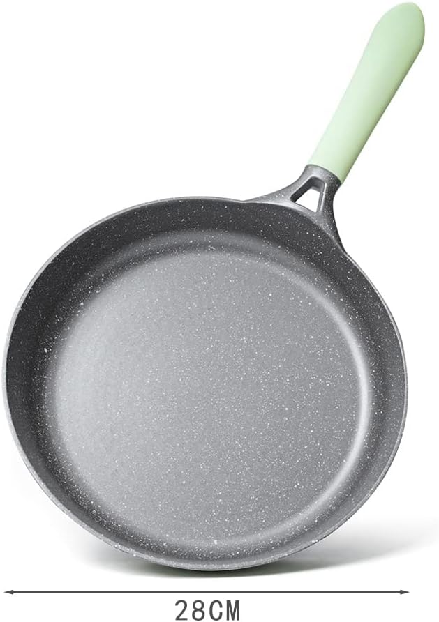AKIS LE MACARON Pfannenset aus Aluminiumguss 2tlg. Bratpfannen 24cm 28cm Grün Pfannen 24cm+ Pfannen