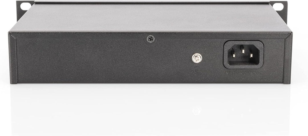 DIGITUS Gigabit Ethernet Netzwerk-Switch - 10 Zoll - 8 Ports - L2+ Managed - VLAN, Link Aggregation