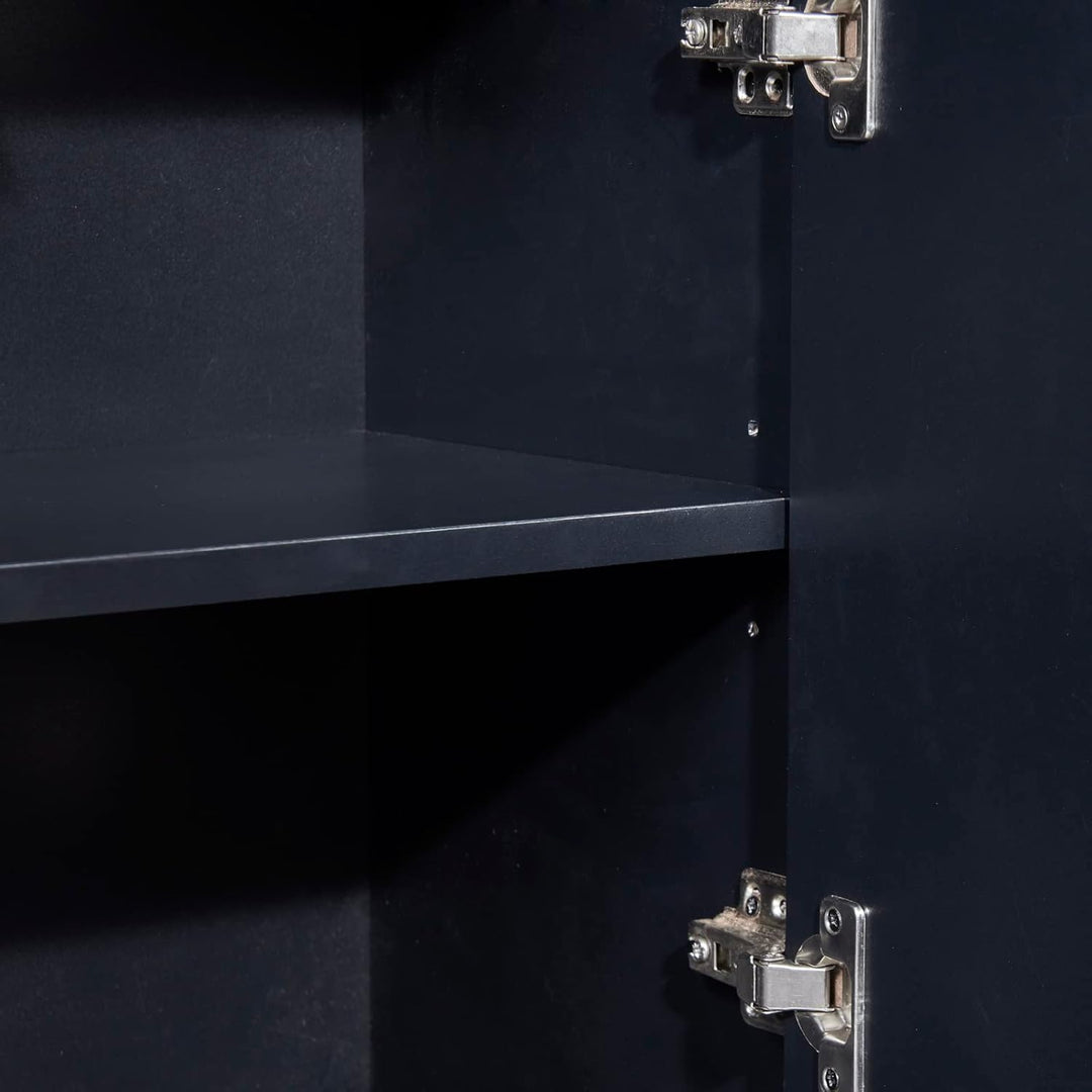 Aufbewahrungsschrank mit Tür, Kleiderschrank mit Regal Sideboard, Esszimmer, Garderobe, Wohnzimmer,