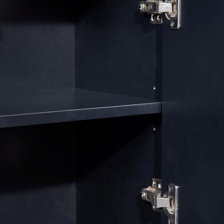 Aufbewahrungsschrank mit Tür, Kleiderschrank mit Regal Sideboard, Esszimmer, Garderobe, Wohnzimmer,