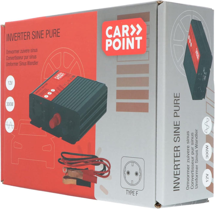 Carpoint Reiner Sinus Spannungswandler 12V>230V 300W, 300W