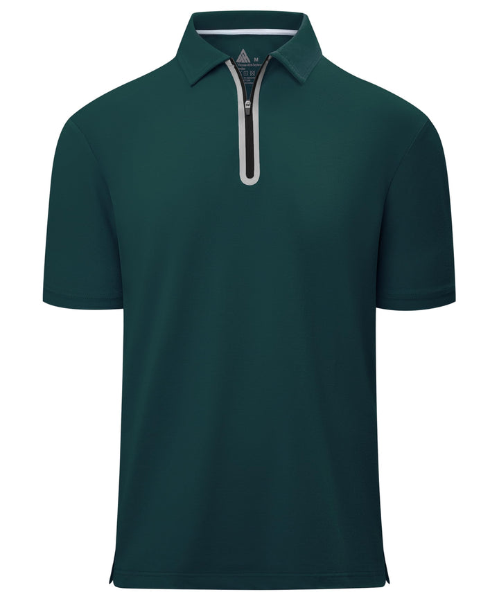 zitysport Herren Poloshirt Kurzarm Atmungsaktives Golf Polo Shirt Männer Sommer Polohemd Knopfleiste