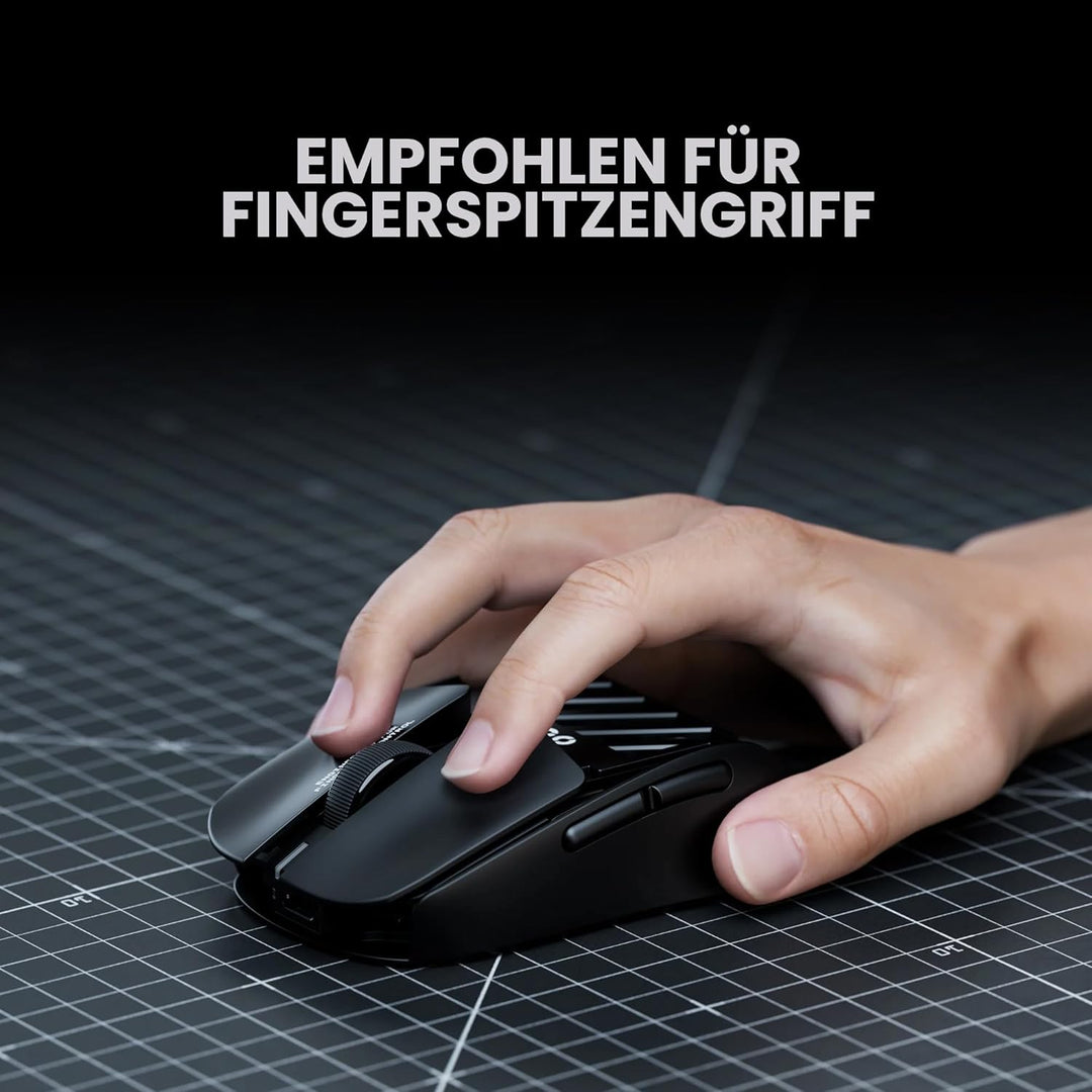 Pulsar Gaming Gears LAB X2F Kabellose Fingerspitzen-Gaming-Maus, Ultraleicht, 38 g, HUANO Blue Pink