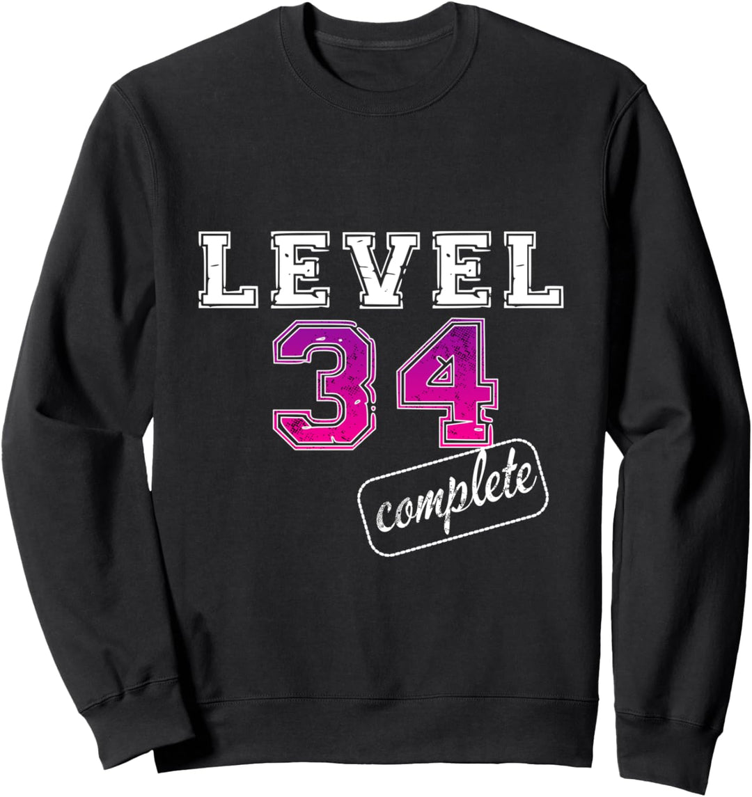 34ter Geburtstag Frauen Geschenk zum 34. Geburtstag Sweatshirt