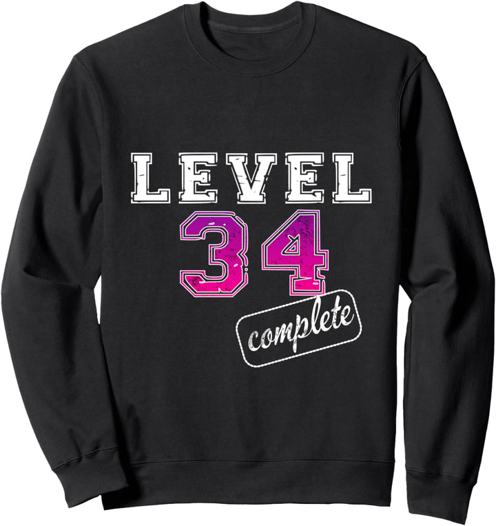 34ter Geburtstag Frauen Geschenk zum 34. Geburtstag Sweatshirt
