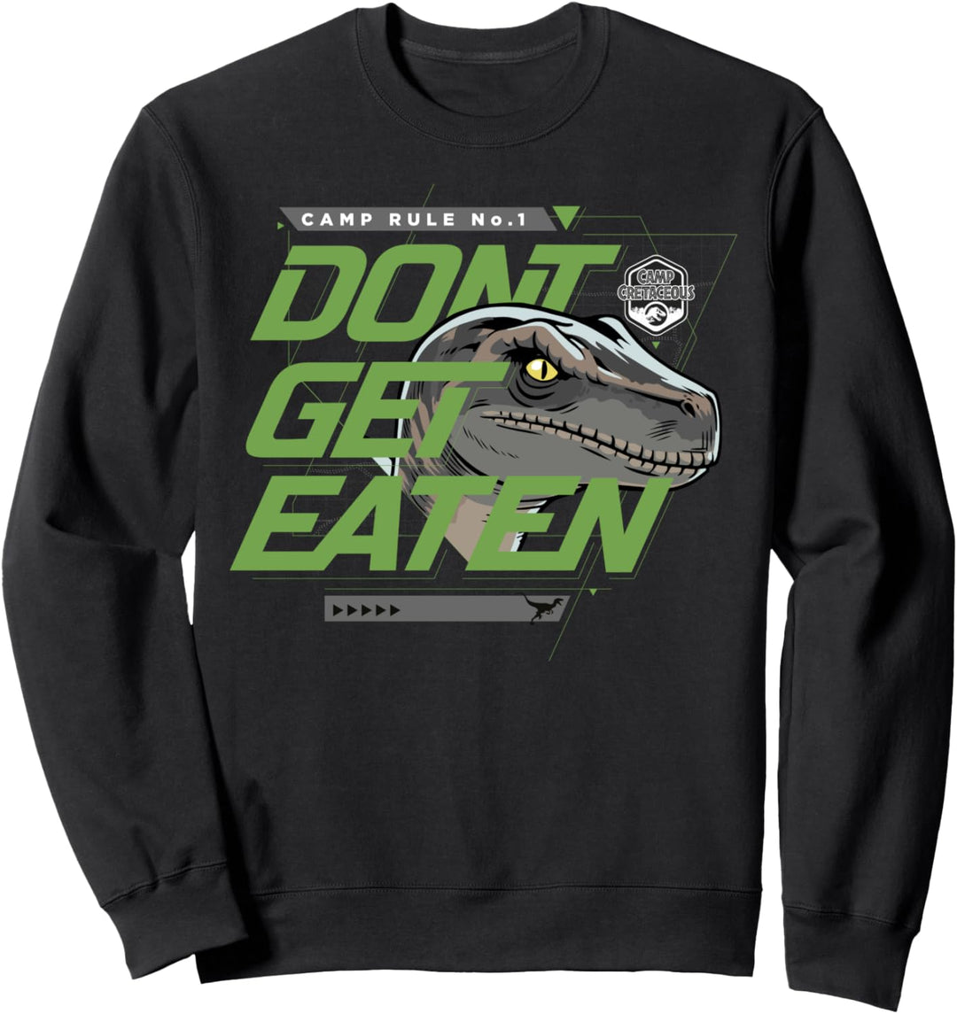 Jurassic World: Camp Cretaceous Rule 1 Don't Get Eaten Sweatshirt