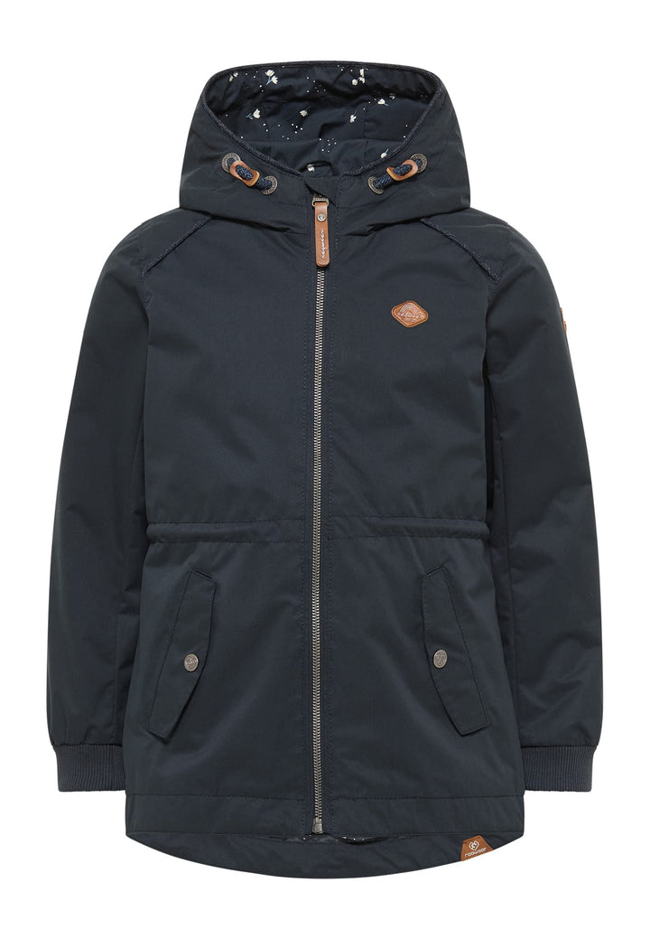 Ragwear Layra Mädchen Jacke Sommerjacke Kinder Übergangsjacke Wasserabweisend Parka Mantel 128 Navy
