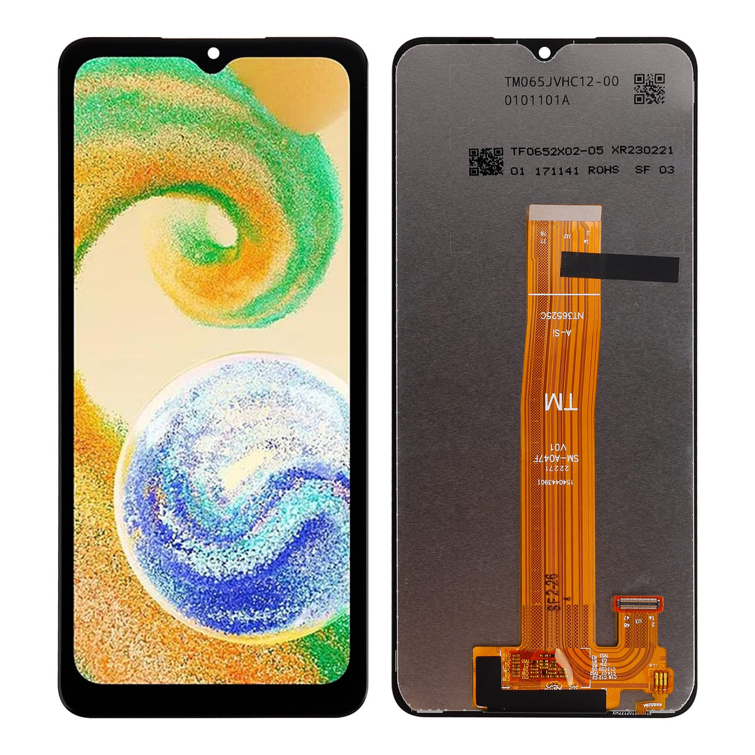 SwarKing LCD Display kompatibel mit Samsung Galaxy A04s SM-A047 Touch Screen Digitizer（Schwarz ohne