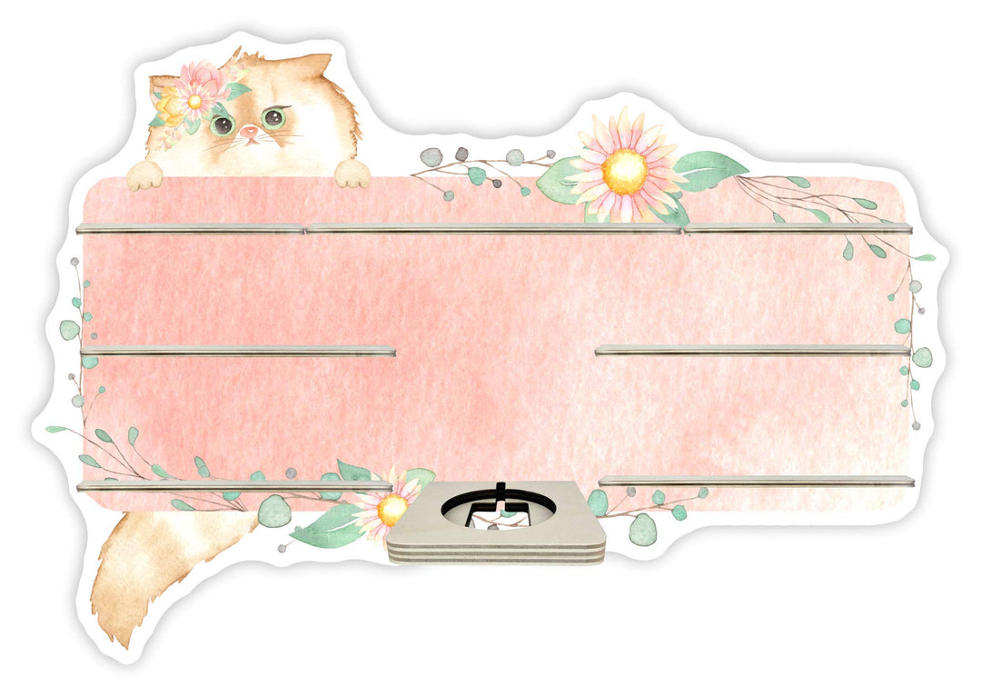 Farbklecks Collection Musikboxregal Katzenbanner 2