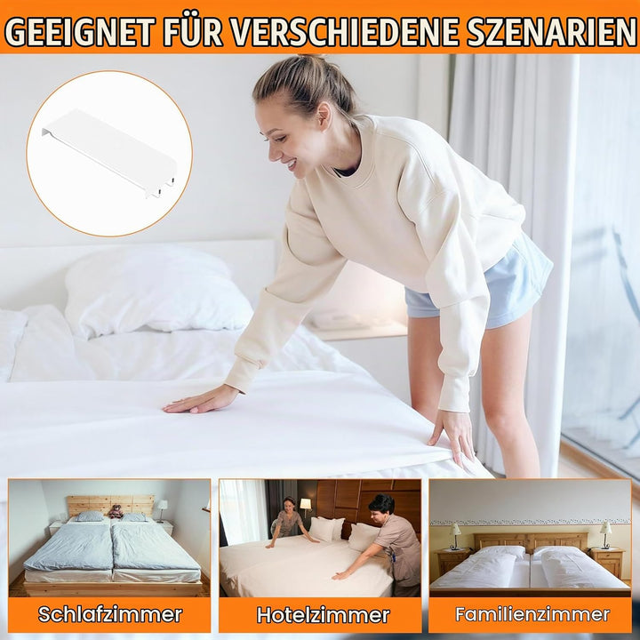 Liebesbrücke für Matratzen 230×50cm, Kein Verrutschen, Verstellbarer Verrutschen Matratzenkeil mit M