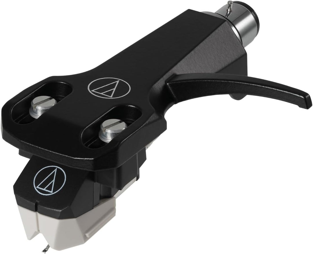 Audio Technica AT-VM95SP/H 78 U/min Headshell/Dual Moving Magnet Cartridate Combo Kit (schwarz/grau)