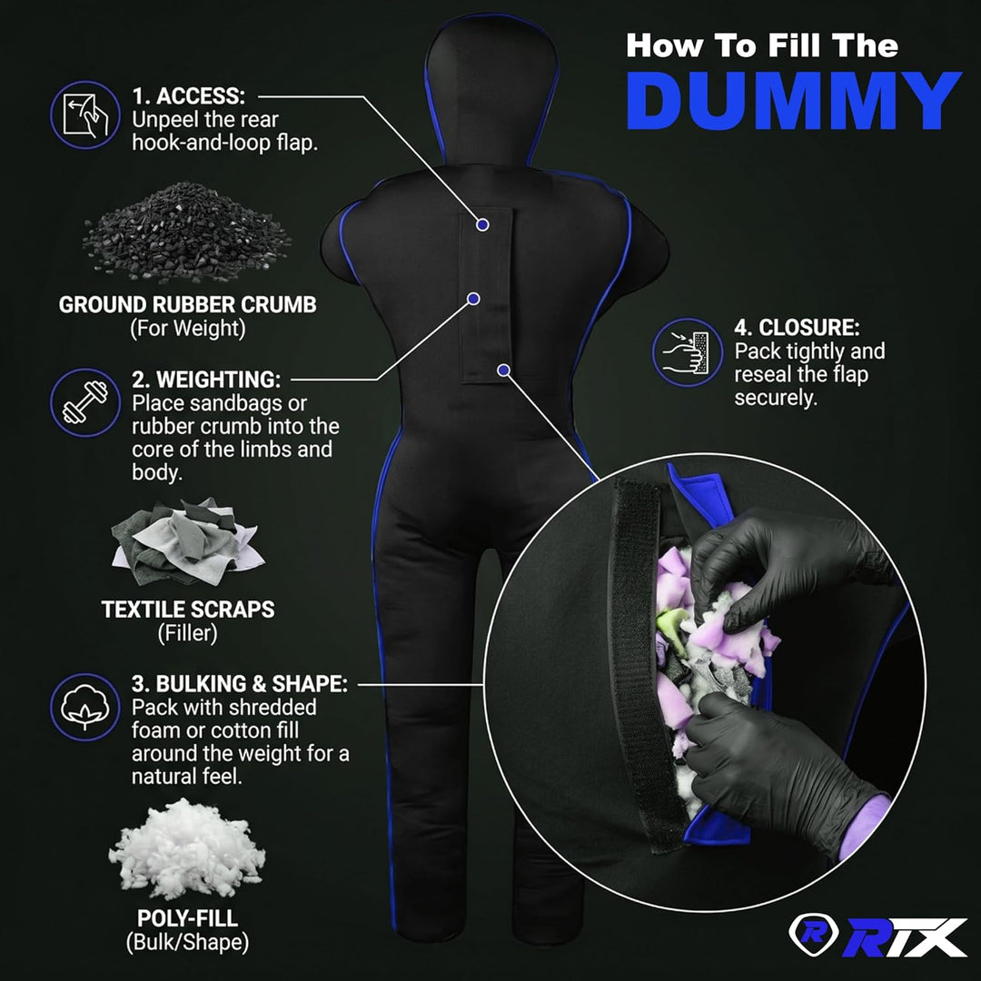 RTX MMA Judo Grappling Dummy -Boxenbeutel Brazilian BJJ Jiu Jitsu Standposition Wrestling Bjj Dummy