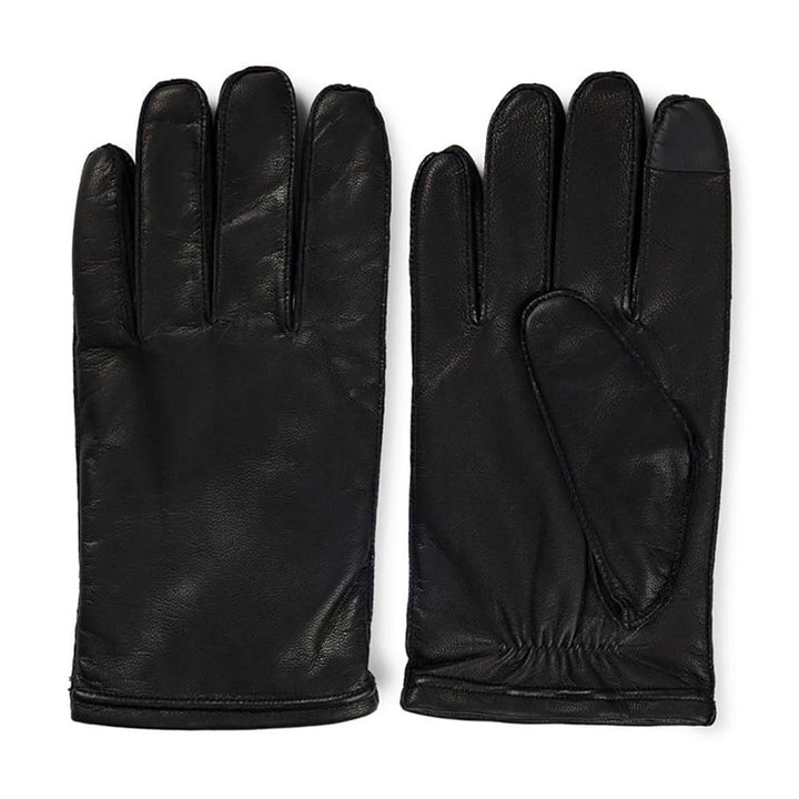 BOSS Herren Lederhandschuhe mit Futter, Kranton-ME, Black 9 Black1, 9 Black1