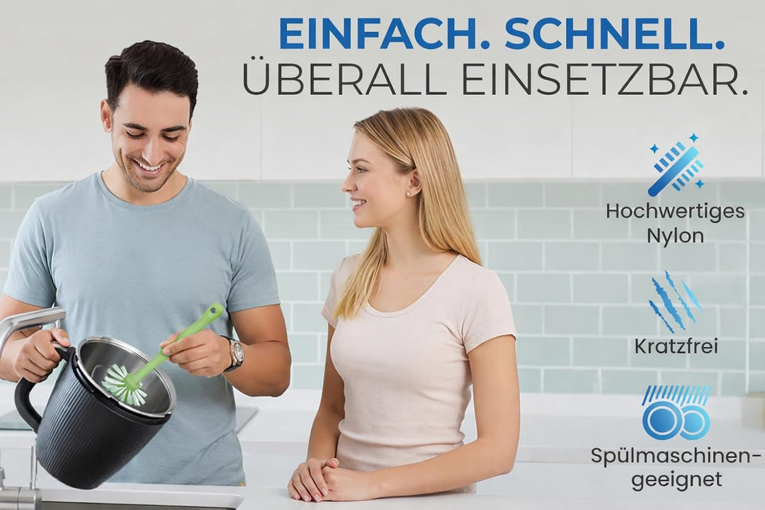 Premium Universal Reinigungsbürste kompatibel für Thermomix TM7,TM6,TM5&Bosch Küchenmaschine, Note 1
