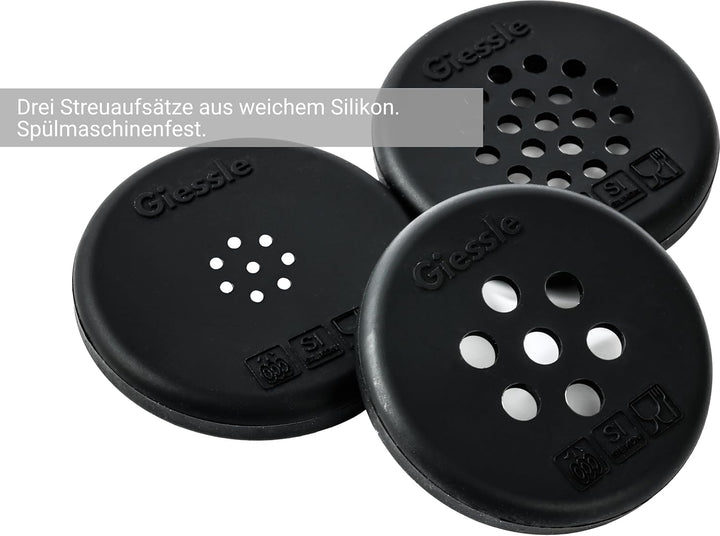 GIESSLE 30x Gewürzgläser mit 94x Etiketten im Set mit Korkverschluss Vorratsgläser Gewürzdosen